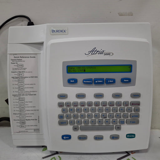 Burdick Burdick Atria 3000 ECG Cardiology reLink Medical