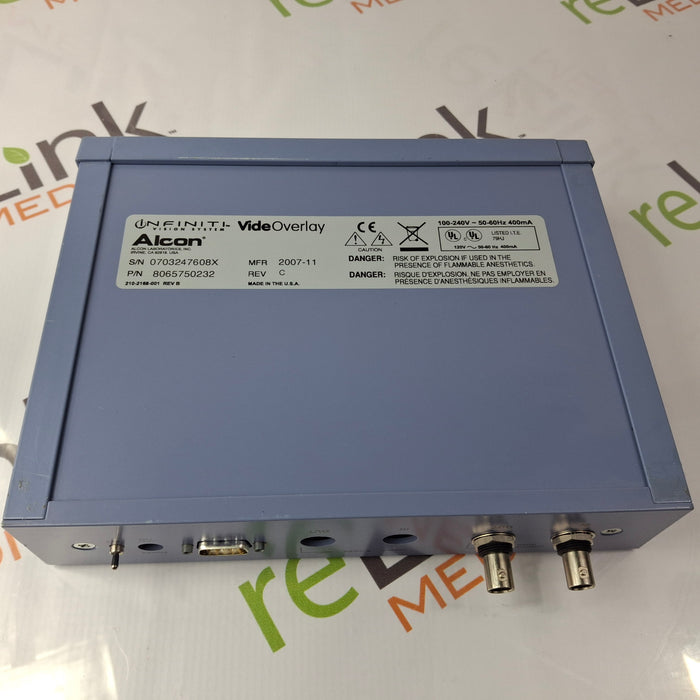 Alcon Laboratories Inc Alcon Laboratories Inc VideOverlay Infiniti Vision System Ophthalmology reLink Medical