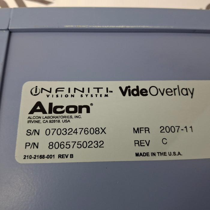 Alcon Laboratories Inc Alcon Laboratories Inc VideOverlay Infiniti Vision System Ophthalmology reLink Medical