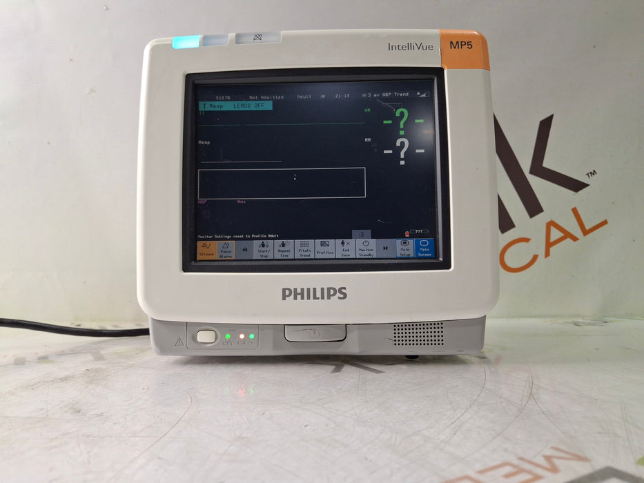 Philips Philips Intellivue MP5 - ECG, Fast SpO2, NIBP Patient Monitor Patient Monitors reLink Medical