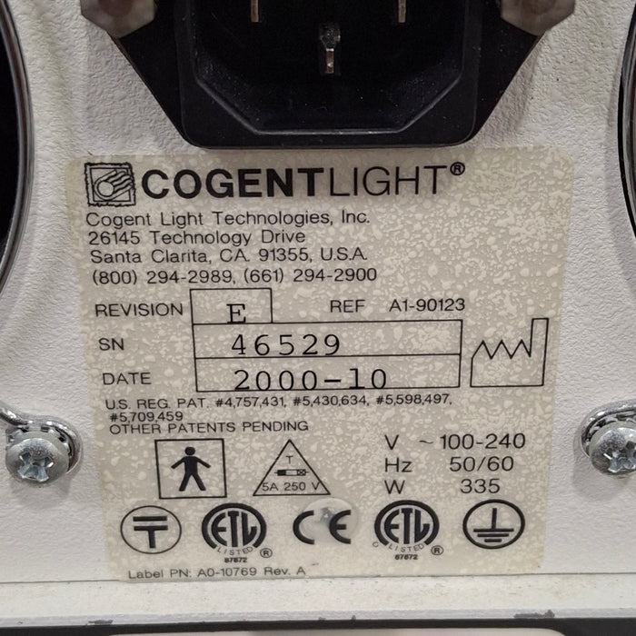 Cogent Light Cogent Light SolarTec  270 Light Source Surgical Equipment reLink Medical