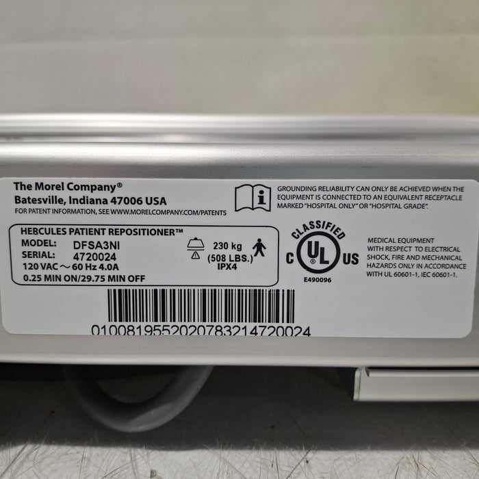 The Morel Company Hercules Patient Repositioner