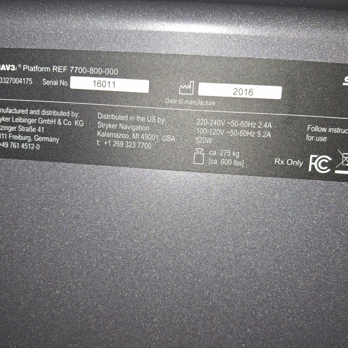 Stryker Stryker NAV3i Navigation System Surgical Equipment reLink Medical