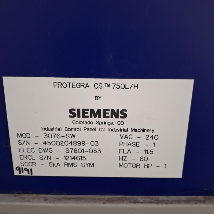 Siemens Protegra CS Pro Water Purification System