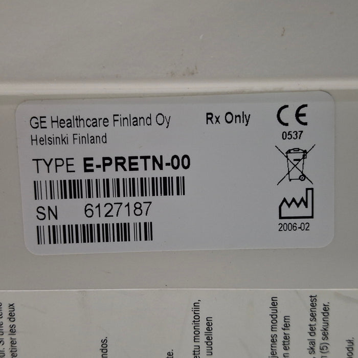 GE Healthcare E-PRETN-00 Multiparameter Module