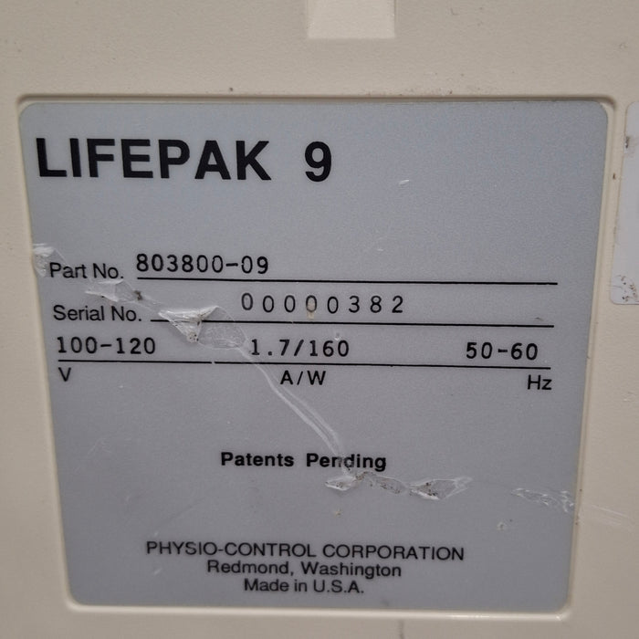 Physio-Control Physio-Control LifePak 9 Defibrillator Defibrillators reLink Medical