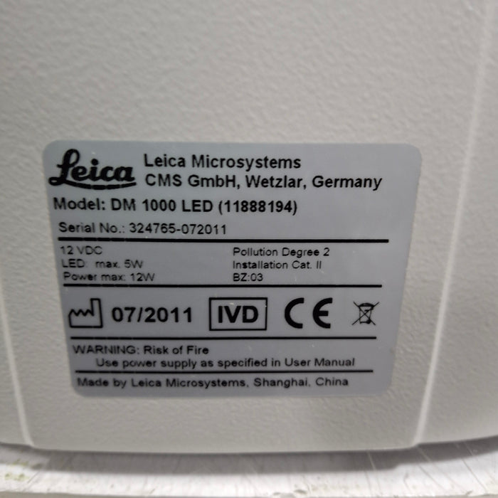 Leica Leica DM1000 Binocular Microscope Lab Microscopes reLink Medical