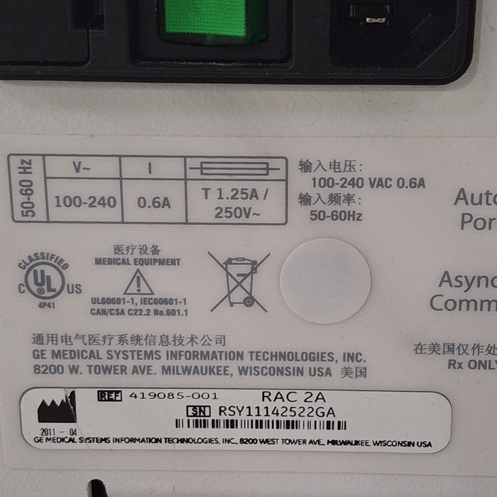 GE Healthcare TRAM-RAC 2A Module Rack