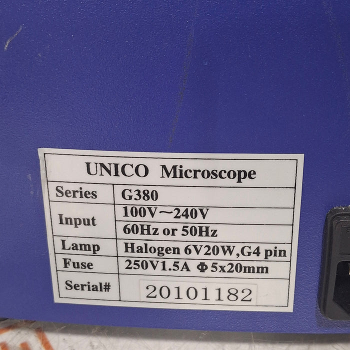 Unico G380 Binocular Microscope