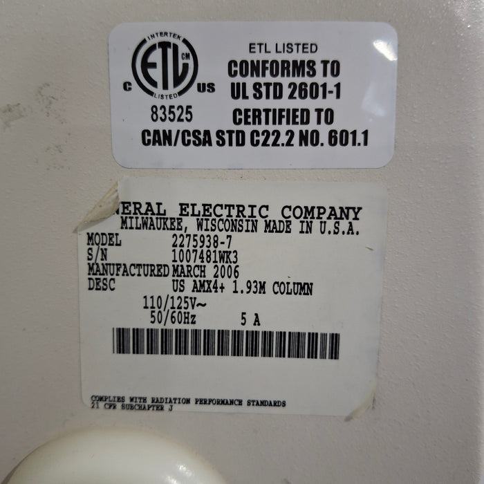 GE Healthcare AMX 4 Portable X-Ray