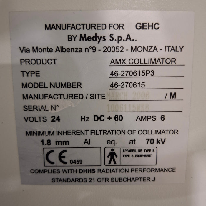 GE Healthcare AMX 4 Portable X-Ray