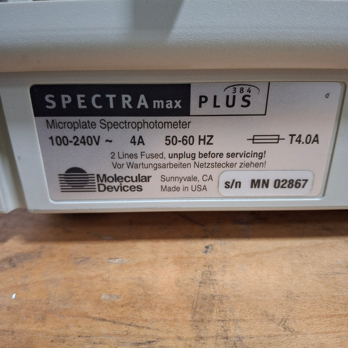 Molecular Devices SpectraMax 384 Plus Microplate Spectrophotometer