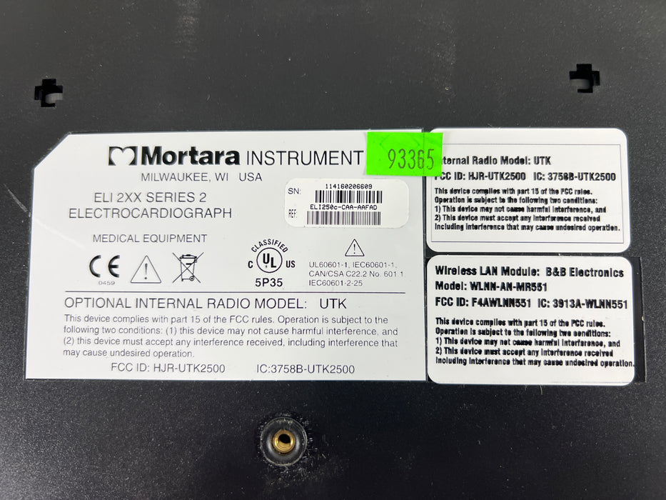Mortara Mortara Eli 250c ECG Cardiology reLink Medical