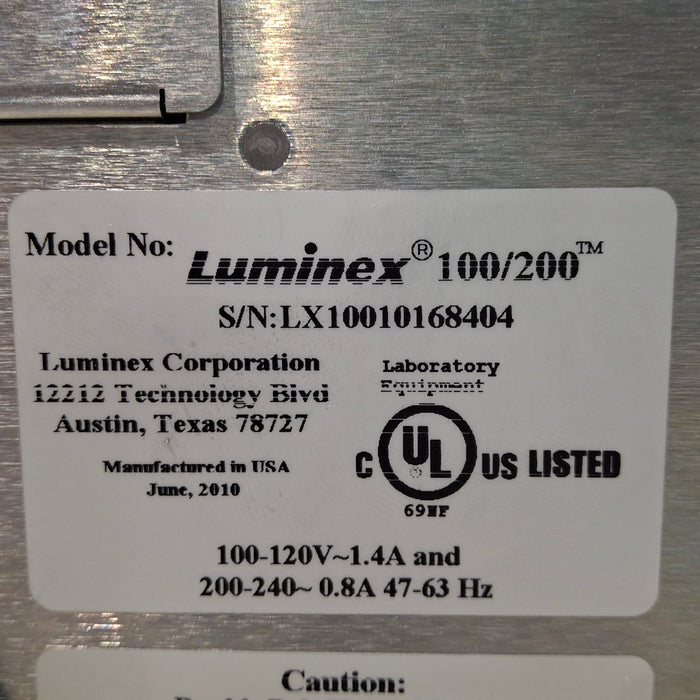 Luminex Corporation 100/200 Flexible Analyzer