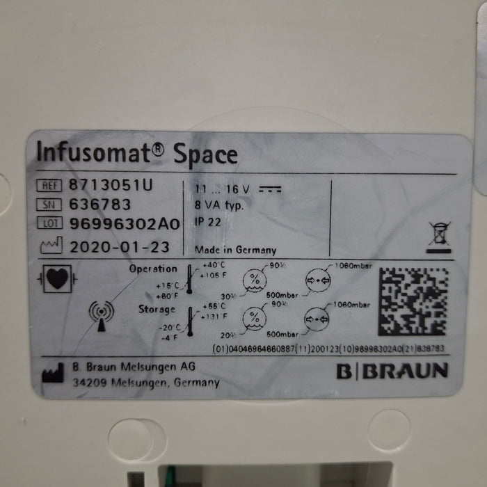 B. Braun Infusomat Space Infusion Pump