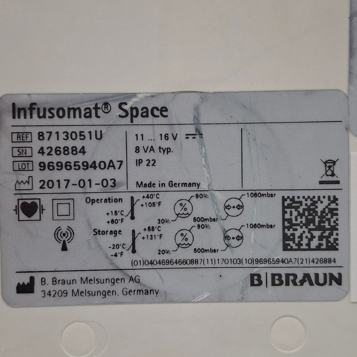 B. Braun Infusomat Space Infusion Pump