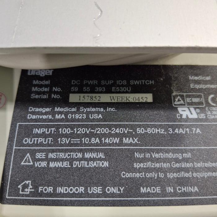 Siemens DC PWR SUP Draeger Infinity Docking Station Power Supply