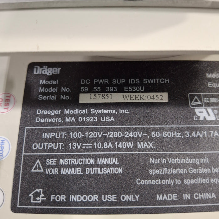 Siemens DC PWR SUP Draeger Infinity Docking Station Power Supply