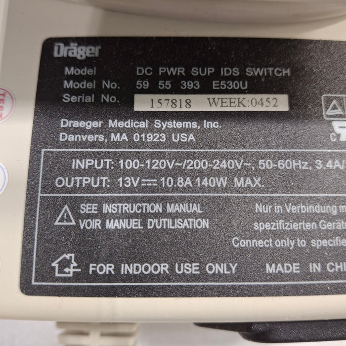 Siemens DC PWR SUP Draeger Infinity Docking Station Power Supply