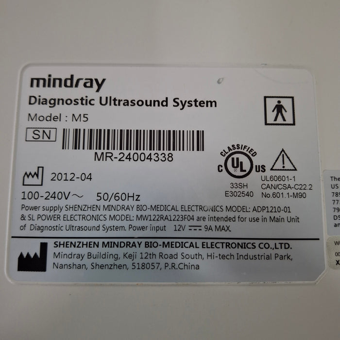 Mindray M5 Ultrasound