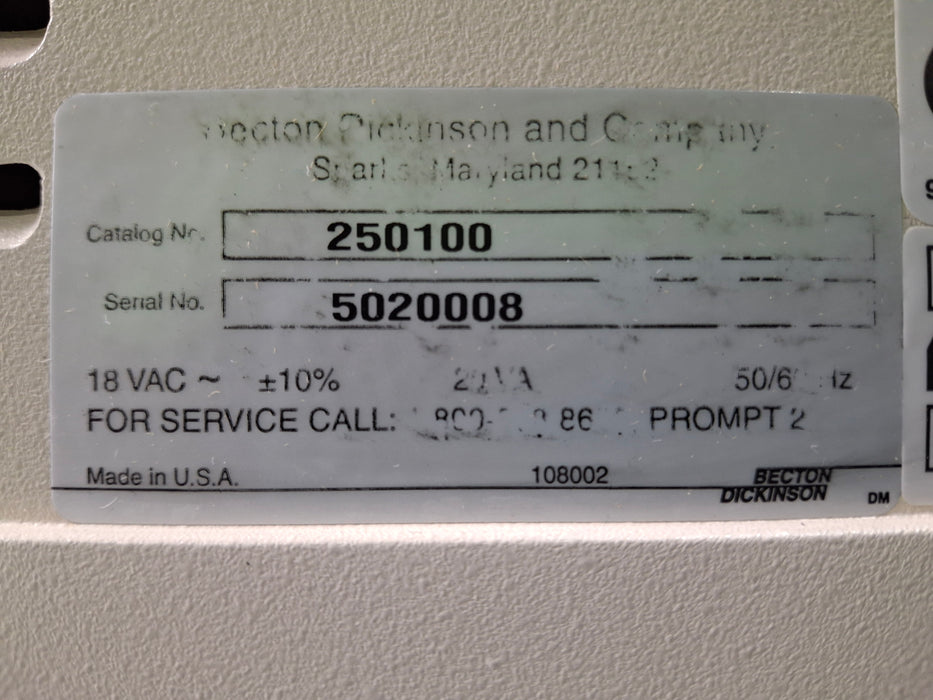 Becton Dickinson MICROPROBE PROCESSOR VP III 250100