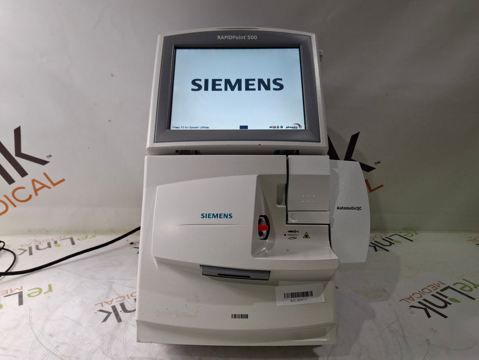 Siemens Rapidpoint 500 Blood Gas Analyzer