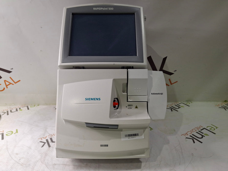 Siemens Rapidpoint 500 Blood Gas Analyzer