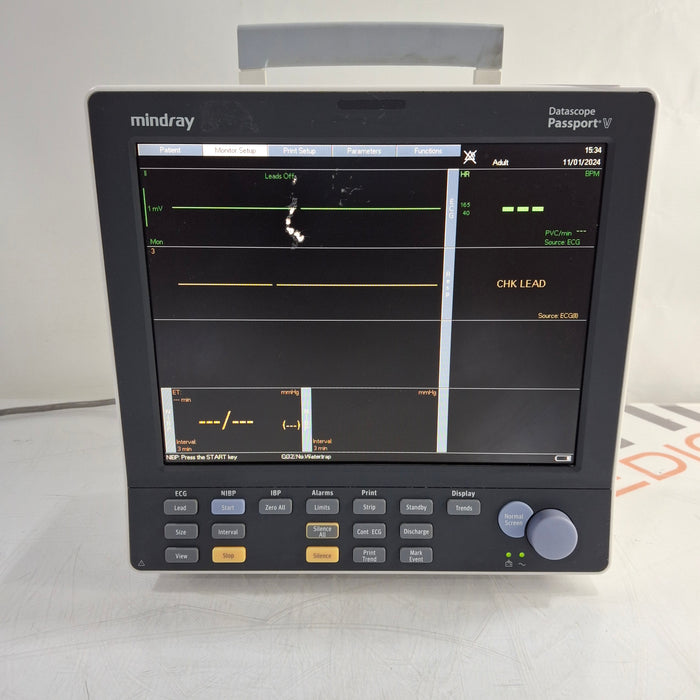 Mindray Passport V w/CO2 Patient Monitor