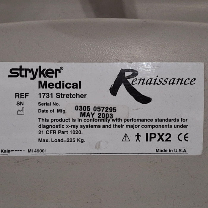 Stryker 1731 Stretcher