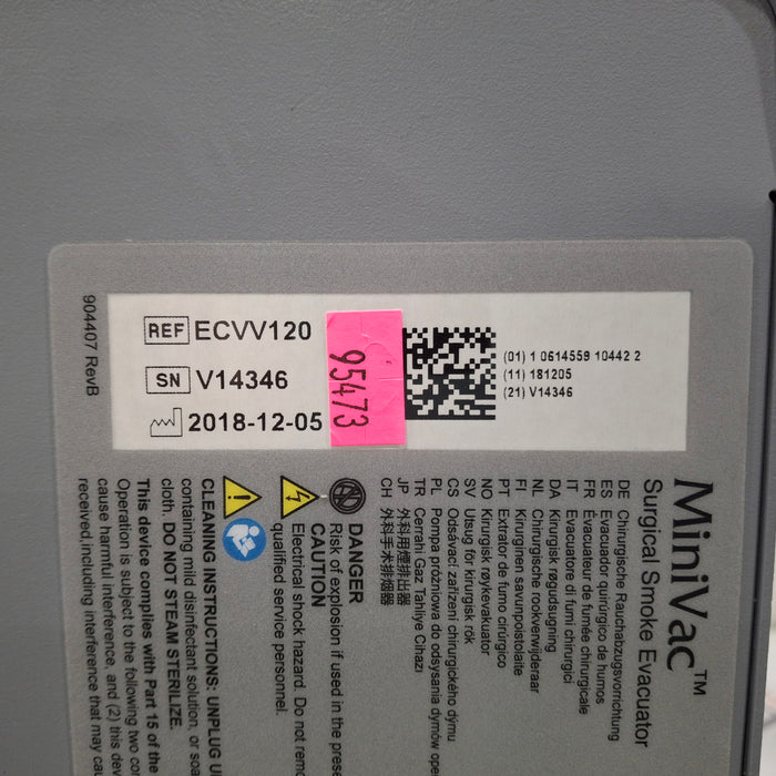 Megadyne MiniVac Surgical Smoke Evacuator