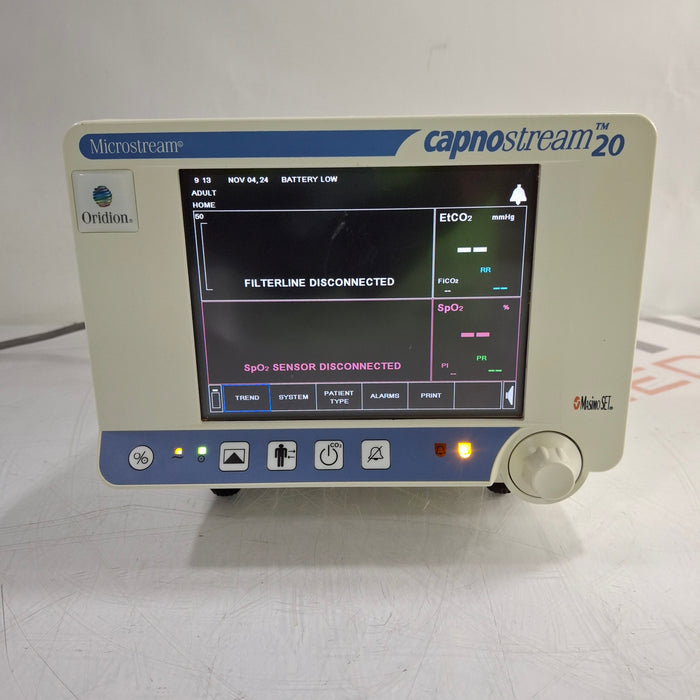 Oridion Capnostream 20 CAPNOGRAPHY MONITOR