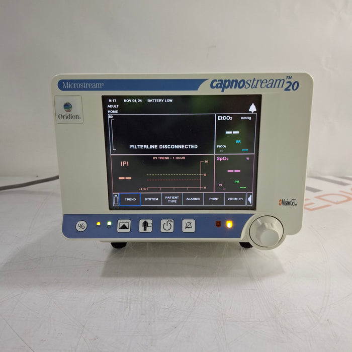 Oridion Capnostream 20 CAPNOGRAPHY MONITOR
