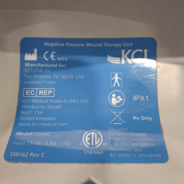KCI 60400 Negative Pressure Wound Therapy Unit