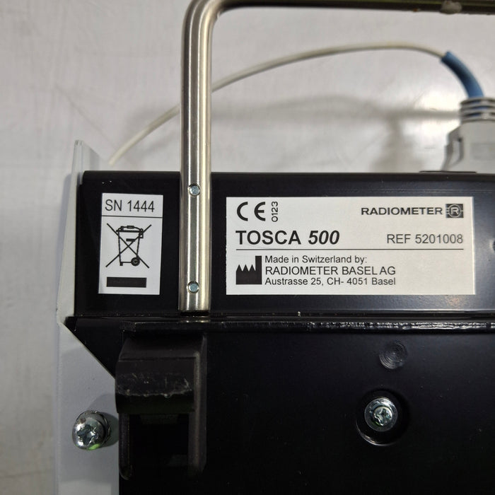 Radiometer Tosca 500 PCO2 Oximeter Monitor