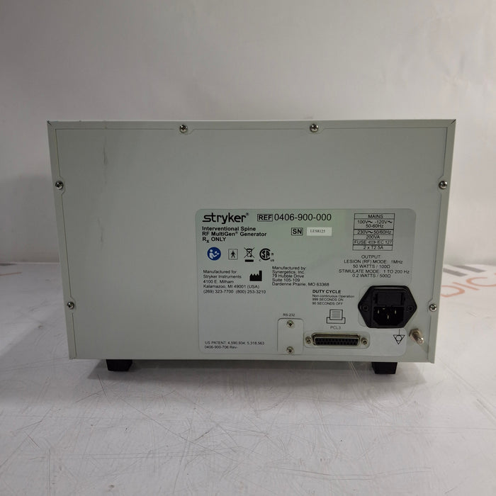 Stryker RF Multigen 0406-900-000 Radiofrequency Generator