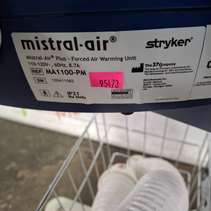 Stryker Mistral-Air Forced Air Warming System