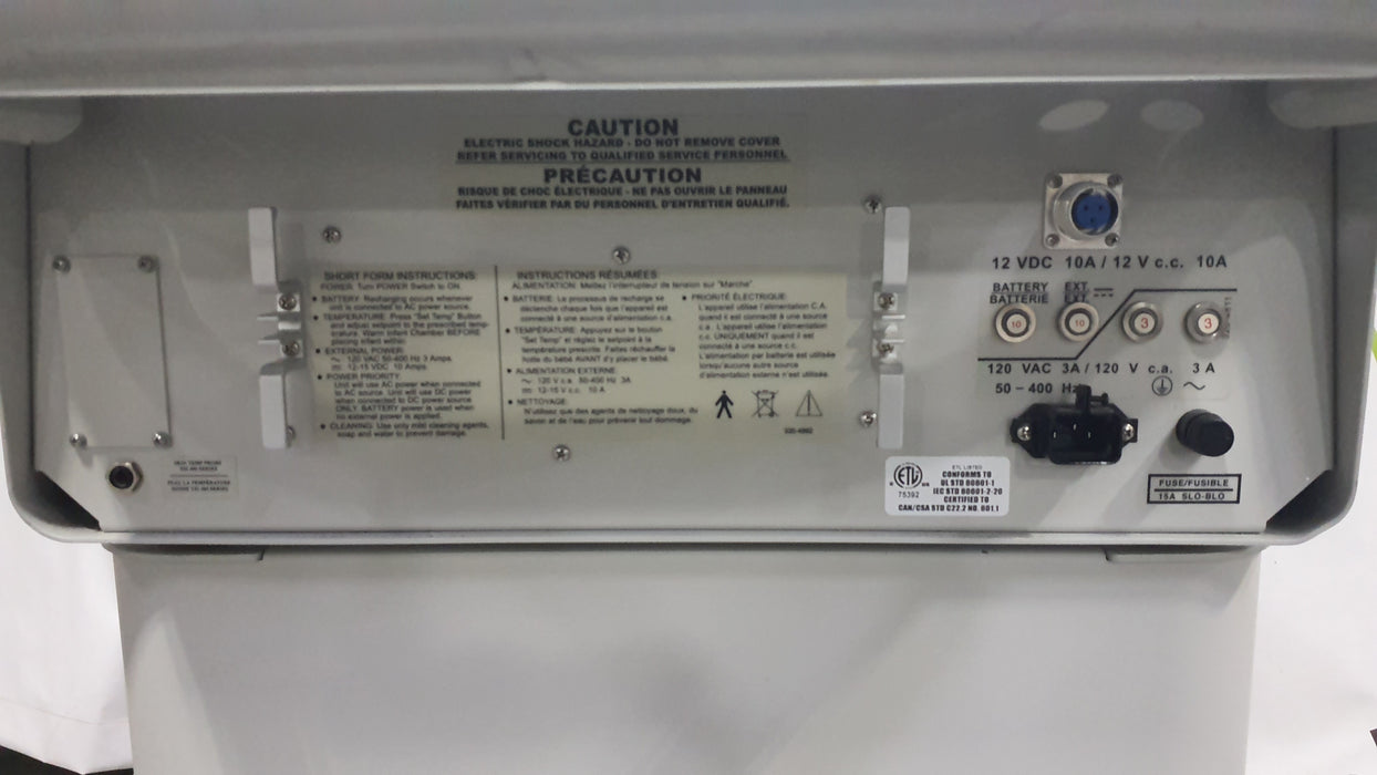 Airborne 750i Neonatal Transport Incubator