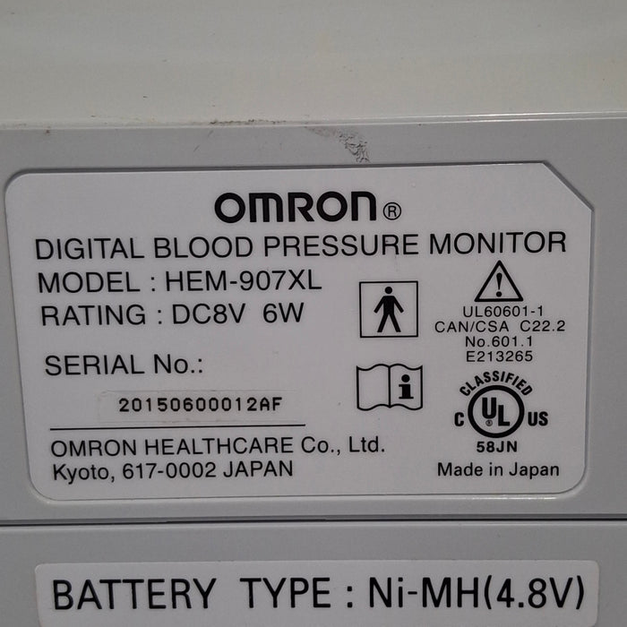 Omron HEM-907XL Blood Pressure Monitor