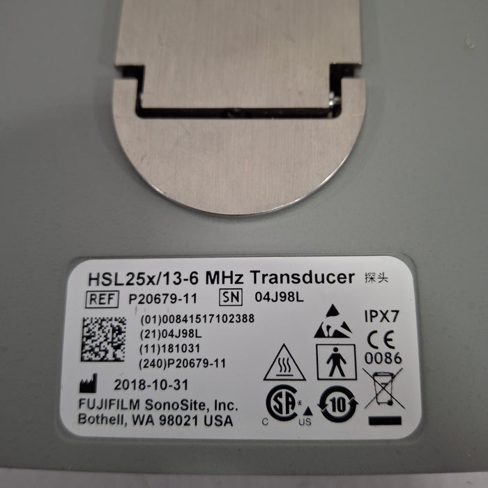 Sonosite HSL25x/13-6 MHz Linear Array Transducer