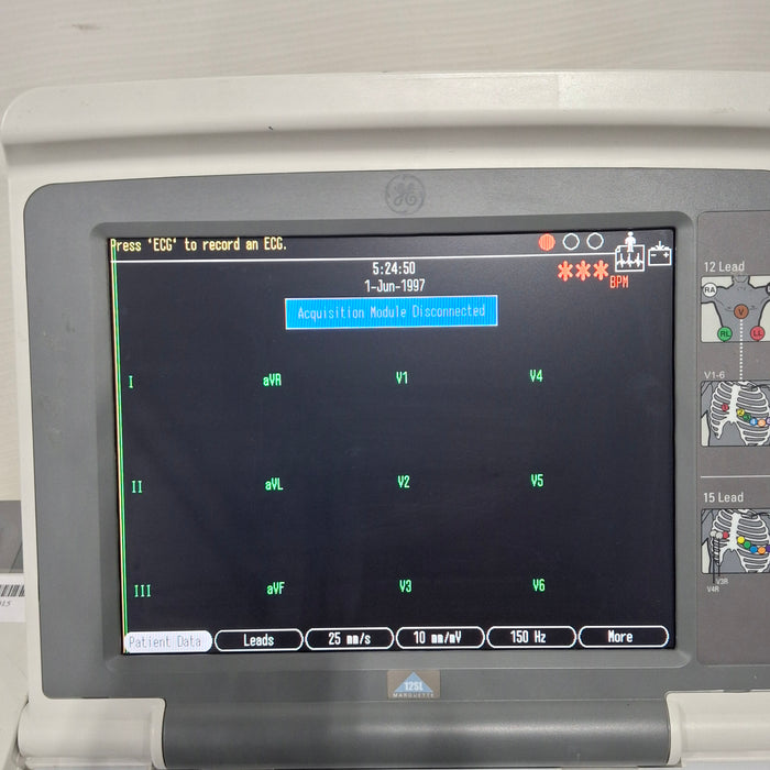 GE Healthcare MAC 5500 HD ECG without CAM Module