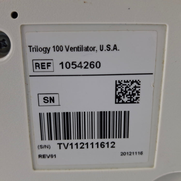 Philips Philips Trilogy 100 Portable Ventilator Respiratory reLink Medical