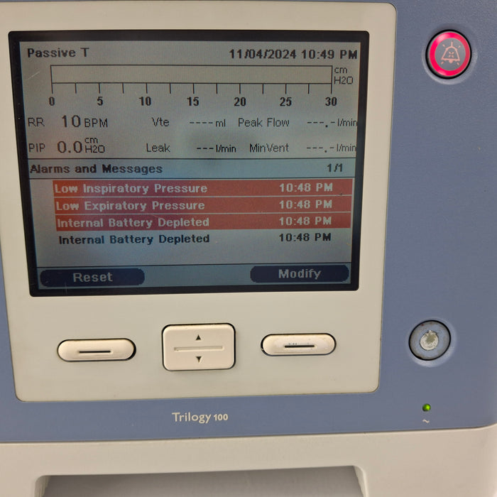 Philips Philips Trilogy 100 Portable Ventilator Respiratory reLink Medical