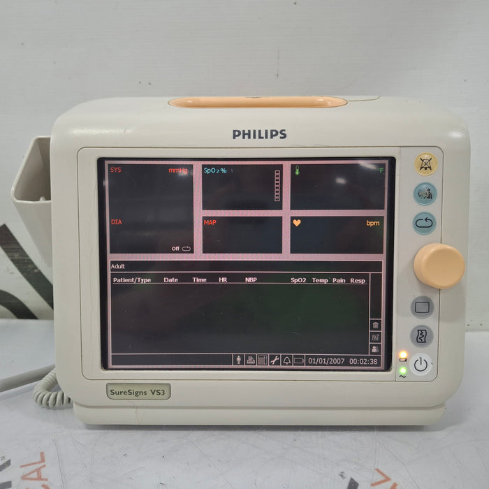 Philips Suresigns VS3 Vital Signs Monitor