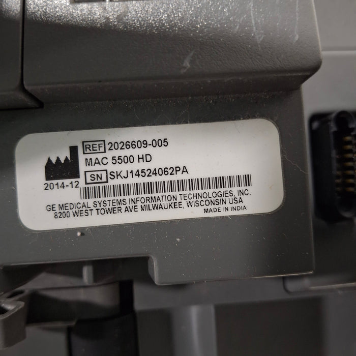GE Healthcare GE Healthcare MAC 5500 HD without CAM Module ECG System Cardiology reLink Medical