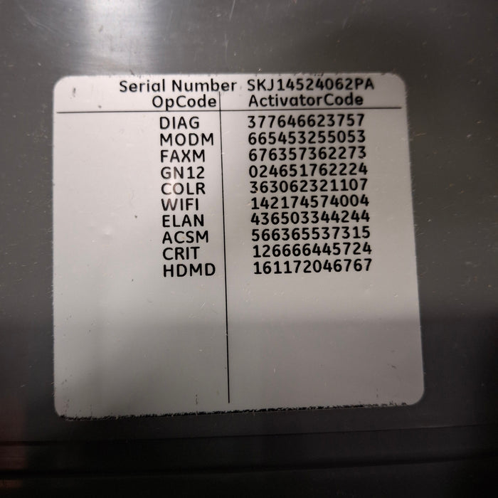 GE Healthcare GE Healthcare MAC 5500 HD without CAM Module ECG System Cardiology reLink Medical