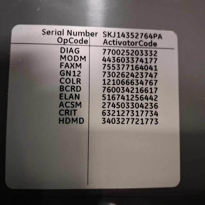 GE Healthcare GE Healthcare MAC 5500 HD without CAM Module ECG System Cardiology reLink Medical