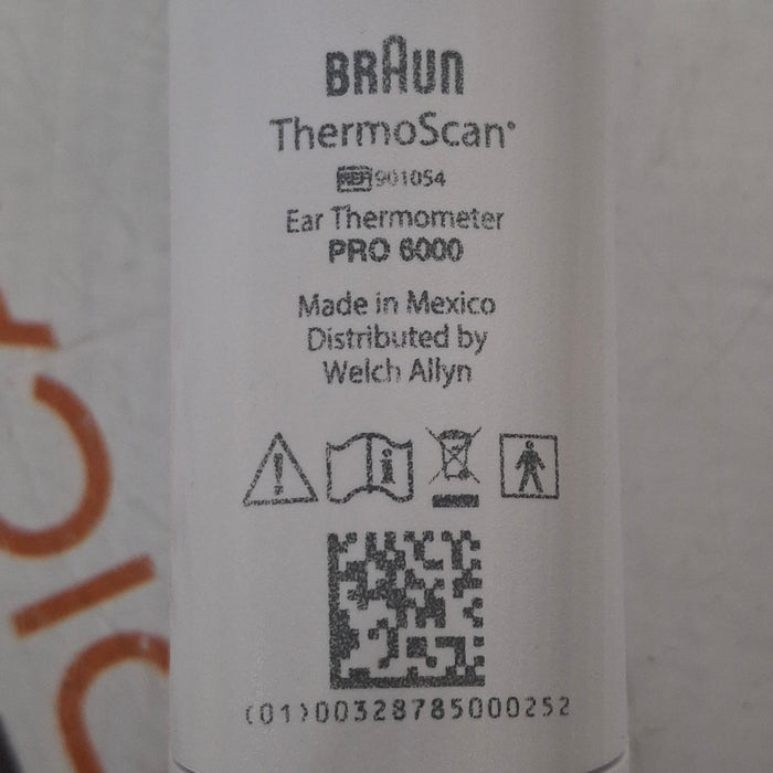 Welch Allyn Braun ThermoScan PRO 6000 Ear Thermometer