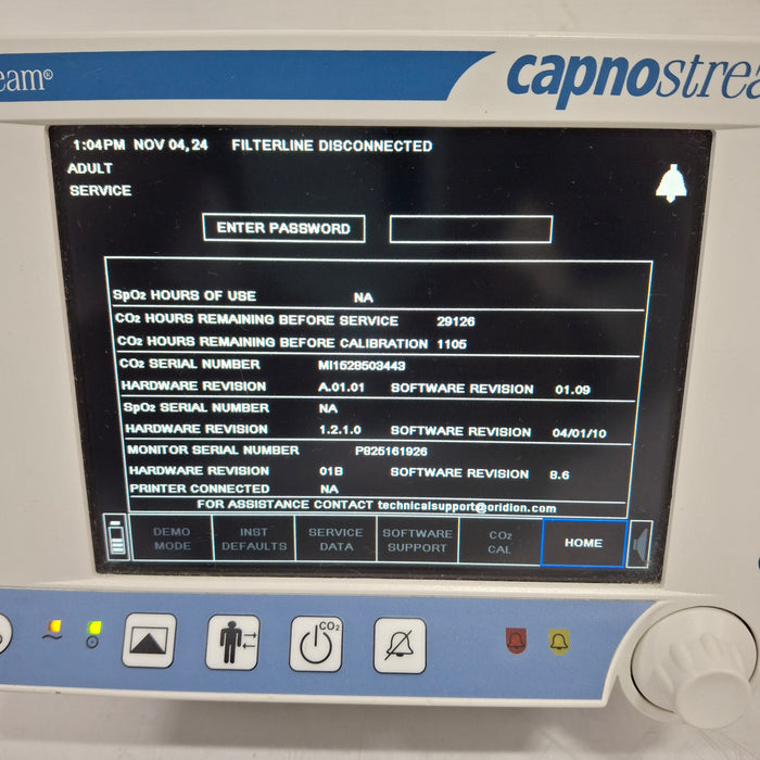 Oridion Capnostream 20P Capnography Monitor