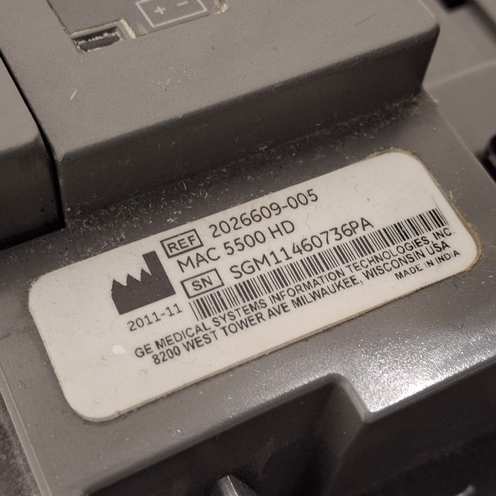 GE Healthcare GE Healthcare MAC 5500 HD with CAM Module ECG System Cardiology reLink Medical
