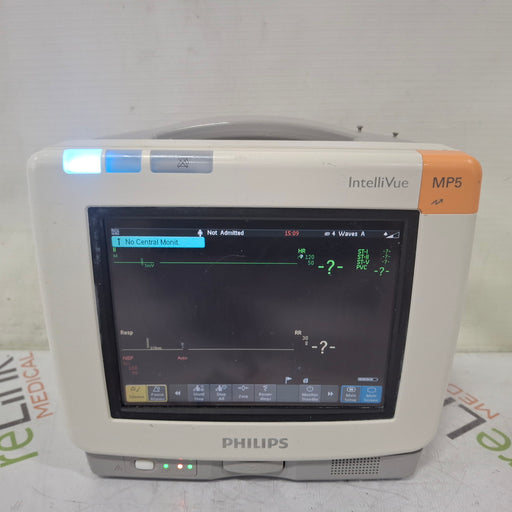 Philips Philips Intellivue MP5 - ECG, Fast SpO2, NIBP, Press, Temp Patient Monitor Patient Monitors reLink Medical